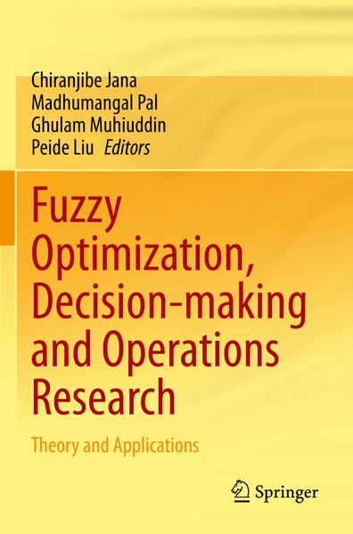 Produktbild: Fuzzy Optimization, Decision-making and Operations Research