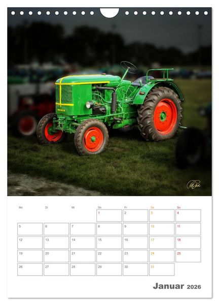 Produktbild: Oldtimer - mein Trecker (Wandkalender 2026 DIN A4 hoch), CALVENDO Monatskalender