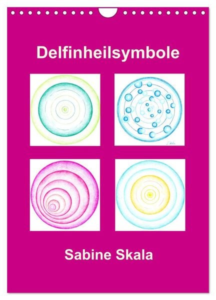 Produktbild: Delfinheilsymbole (Wandkalender 2026 DIN A4 hoch), CALVENDO Monatskalender