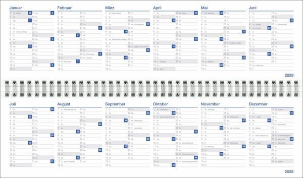 Produktbild: Wochenquerplaner, anthrazit 2027