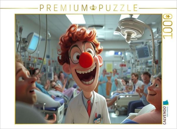 Produktbild: CALVENDO Puzzle Wollten wir nicht einfach nur Freude bringen? Medizinstudent | 1000 Teile Lege-Gr&ouml;&szlig;e 64x48cm Foto-Puzzle f&uuml;r gl&uuml;ckliche Stunden