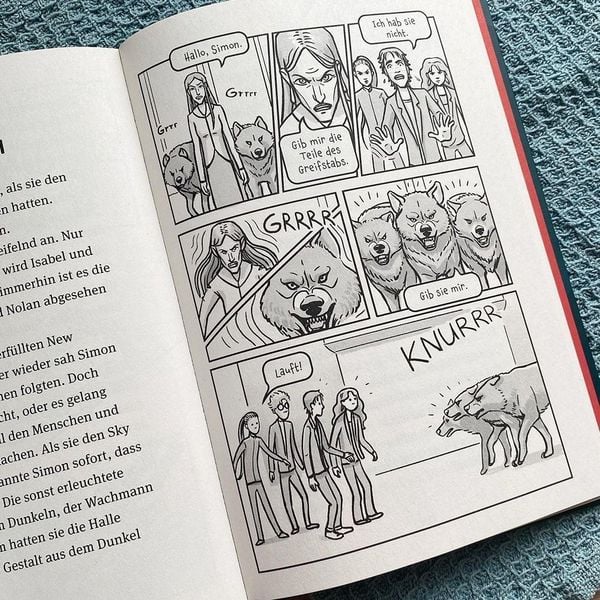 Produktbild: Animox als Comic-Roman 1. Das Heulen der W&ouml;lfe