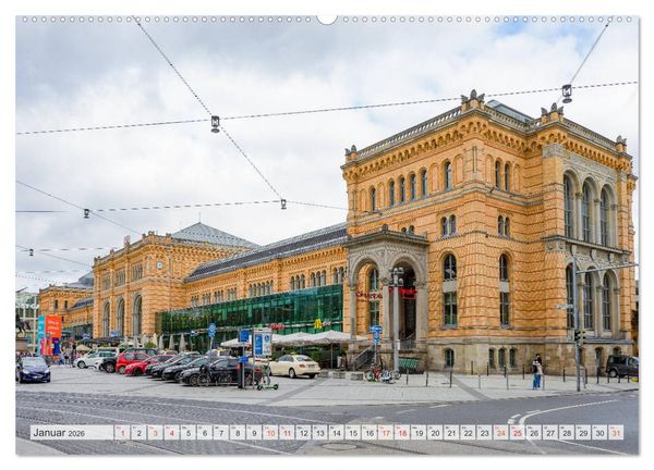 Produktbild: Hannover Stadtansichten (hochwertiger Premium Wandkalender 2026 DIN A2 quer), Kunstdruck in Hochglanz
