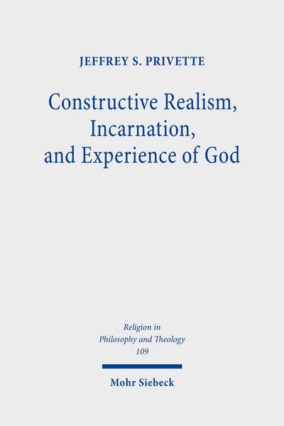 Produktbild: Constructive Realism, Incarnation, and Experience of God