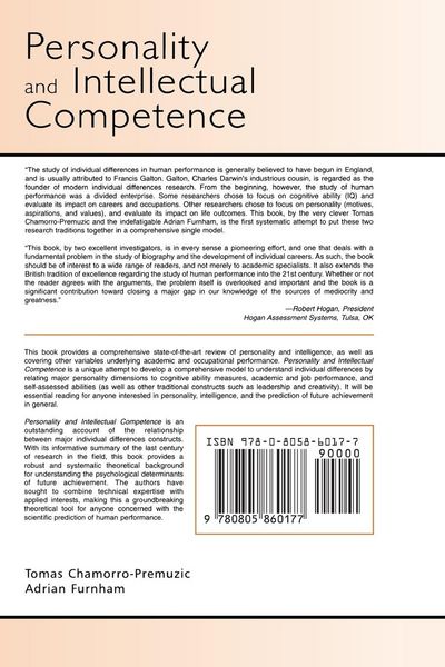 Produktbild: Personality and Intellectual Competence