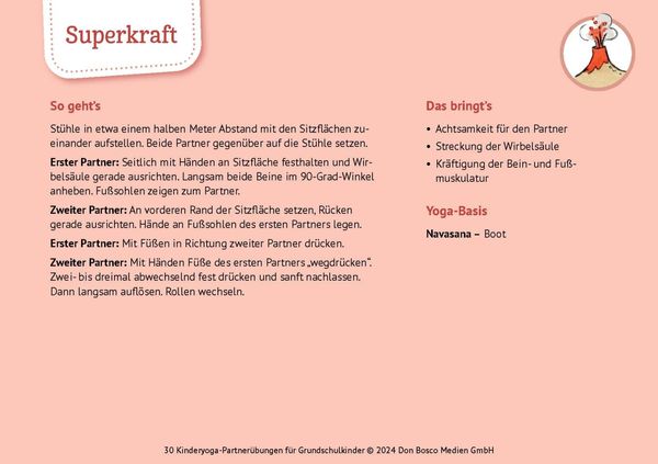 Produktbild: 30 Kinderyoga-Partner&uuml;bungen f&uuml;r Grundschul-Kinder