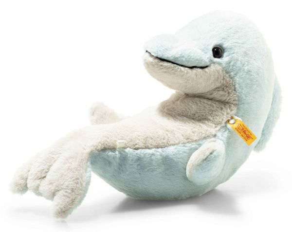 Produktbild: Steiff 065194 - Denny Delfin, hellblau, Pl&uuml;sch, 32 cm