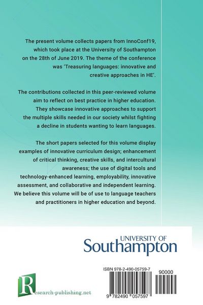 Produktbild: Innovative language teaching and learning at university