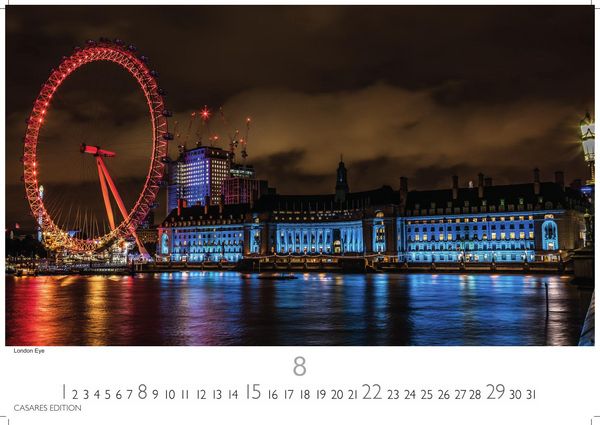 Produktbild: London Kalender 2027 &ndash; Wandkalender | Fotokalender England 35x50cm Grosses Format - Hochwertiger . mit Ansichten von Londons ikonischen Sehensw&uuml;rdigkeiten