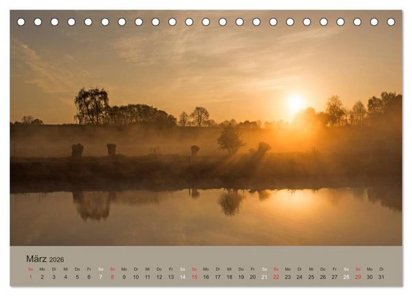 Produktbild: Lichtstimmungen im sch&ouml;nen Schleswig Holstein (Tischkalender 2026 DIN A5 quer), CALVENDO Monatskalender