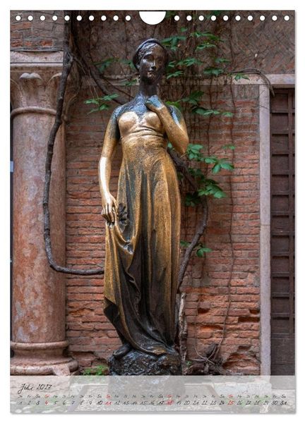 Produktbild: Julia in Verona - Giulietta a Verona (Wandkalender 2027 DIN A4 hoch), CALVENDO Monatskalender