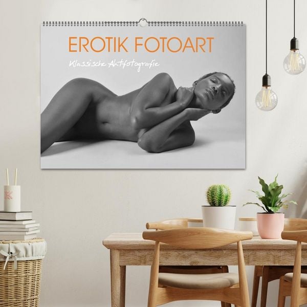 Produktbild: Erotik Fotoart Klassische Aktfotografie (Wandkalender 2026 DIN A2 quer), CALVENDO Monatskalender