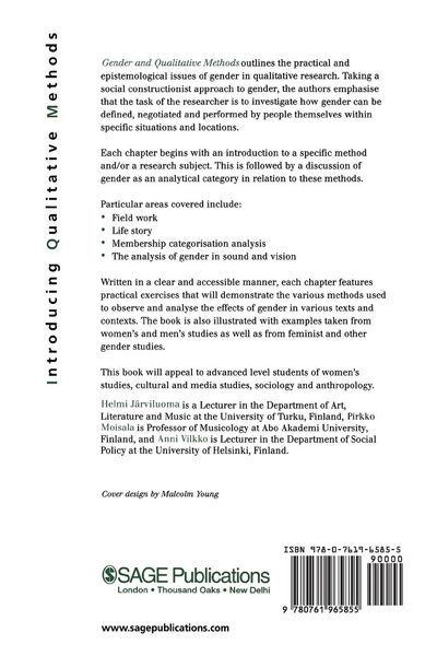 Produktbild: Gender and Qualitative Methods