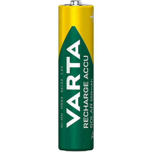 Produktbild: Varta Batterien RECHARGE ACCU Solar AAA 550mAh 2 St&uuml;ck