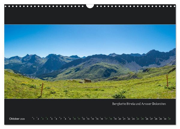 Produktbild: Arosa Panorama (Wandkalender 2026 DIN A3 quer), CALVENDO Monatskalender