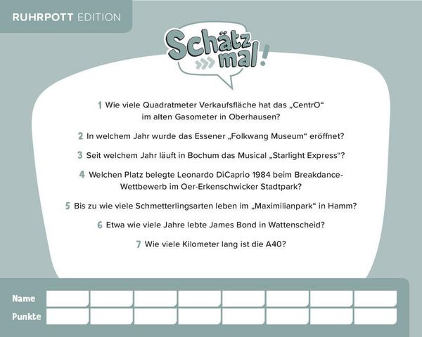 Produktbild: Sch&auml;tz mal! Ruhrpott Edition