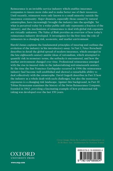 Produktbild: The Value of Risk