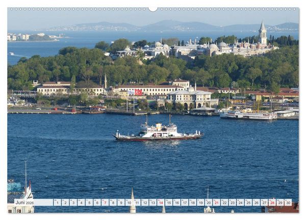 Produktbild: Istanbul - die quirlige Stadt auf zwei Kontinenten (hochwertiger Premium Wandkalender 2026 DIN A2 quer), Kunstdruck in Hochglanz