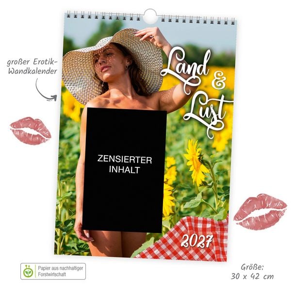 Produktbild: TR&Ouml;TSCH - Erotikkalender Land & Lust 2027