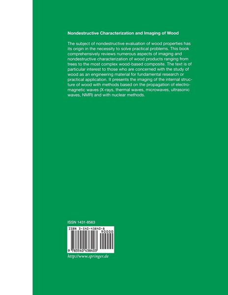 Produktbild: Nondestructive Characterization and Imaging of Wood