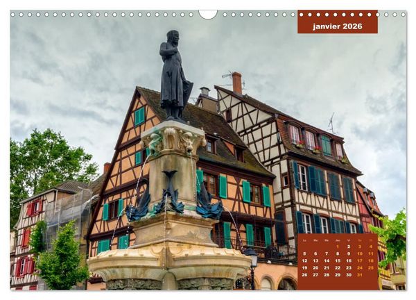Produktbild: Colmar en Couleurs (Calendrier mural 2026 DIN A3 vertical), CALVENDO calendrier mensuel