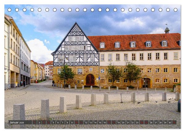 Produktbild: Ein Blick auf die Wartburgstadt Eisenach (Tischkalender 2026 DIN A5 quer), CALVENDO Monatskalender