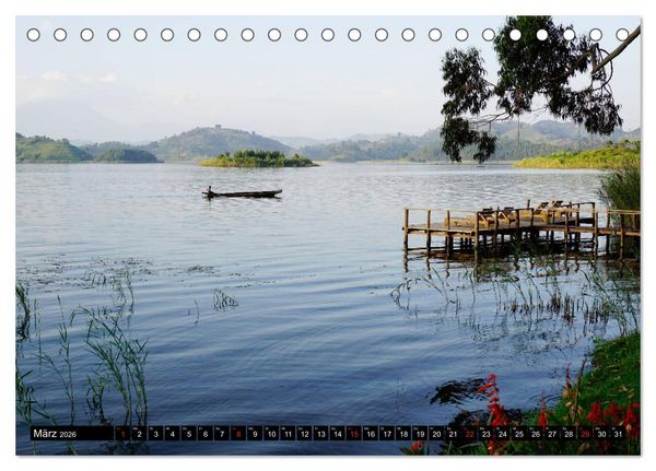 Produktbild: Afrikas Perle Uganda (Tischkalender 2026 DIN A5 quer), CALVENDO Monatskalender