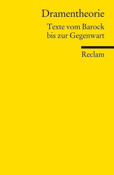 Produktbild: Dramentheorie