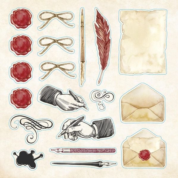 Produktbild: Bibliophilia Ephemera Sticker Book (Over 780 Stickers)