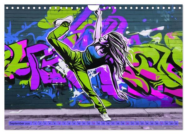 Produktbild: Lebensart Hip Hop (Wandkalender 2026 DIN A4 quer), CALVENDO Monatskalender