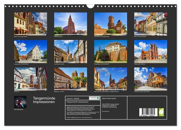 Produktbild: Tangerm&uuml;nde Impressionen (Wandkalender 2026 DIN A3 quer), CALVENDO Monatskalender