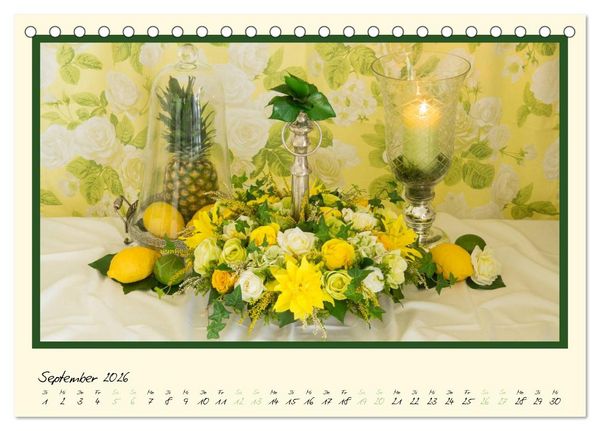 Produktbild: Blumen-Passion (Tischkalender 2026 DIN A5 quer), CALVENDO Monatskalender