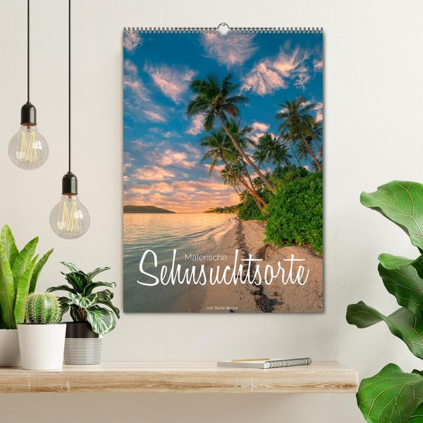 Produktbild: Malerische Sehnsuchtsorte (Wandkalender 2026 DIN A2 hoch), CALVENDO Monatskalender
