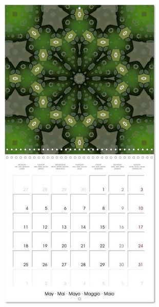 Produktbild: Mandalas Recherche int&eacute;rieure (Calendrier mural carr&eacute; 2026 30x30 cm) Calendrier double avec une page pour vos prises de notes