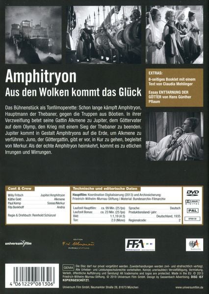 Produktbild: Amphytryon - Aus den Wolken kommt das Gl&uuml;ck - Deluxe Edition