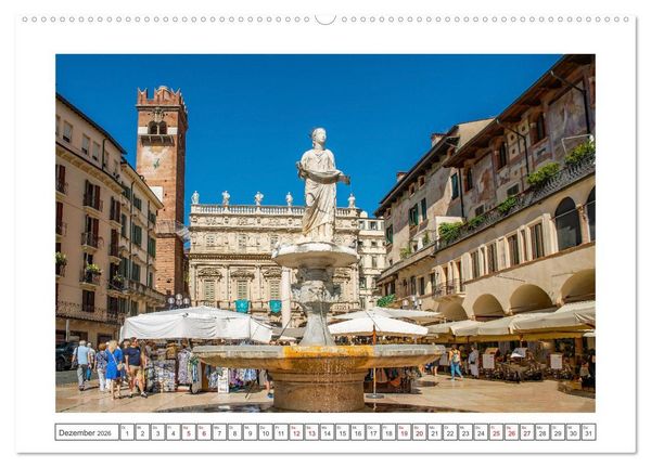 Produktbild: Verona - malerische Stadt mit Charme (Wandkalender 2026 DIN A2 quer), CALVENDO Monatskalender
