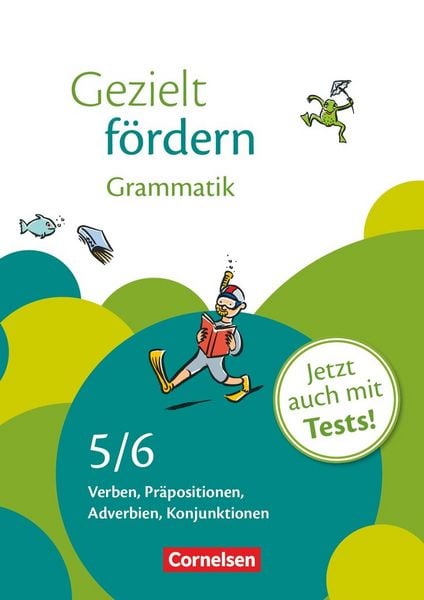 Produktbild: Gezielt fördern 5./6. Schuljahr. Grammatik. Arbeitsheft mit Lösungen und Tests