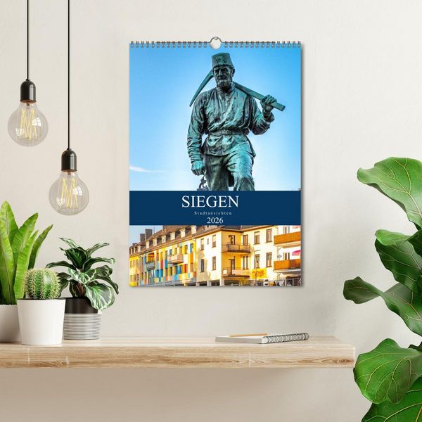 Produktbild: Siegener Stadtansichten (Wandkalender 2026 DIN A3 hoch), CALVENDO Monatskalender