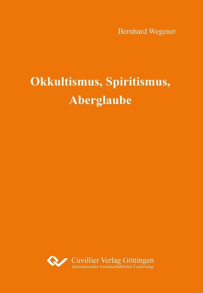 Produktbild: Okkultismus, Spiritismus, Aberglaube