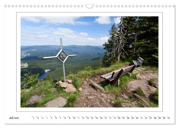 Produktbild: Rund um den Gro&szlig;en Arber (Wandkalender 2026 DIN A3 quer), CALVENDO Monatskalender