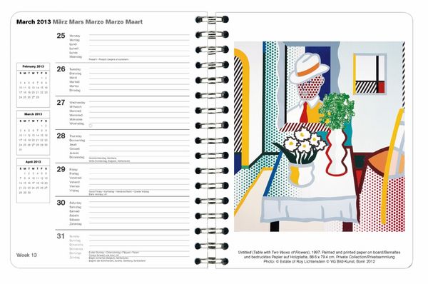 Produktbild: Roy Lichtenstein, Buchkalender 2013