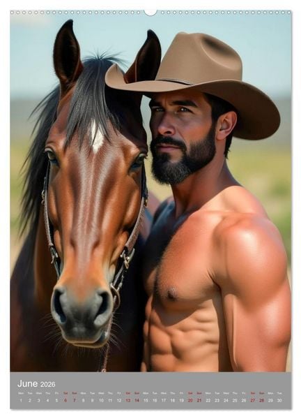 Produktbild: Riders of desire (Wall Calendar 2026 DIN A2 portrait), CALVENDO 12 Month Wall Calendar