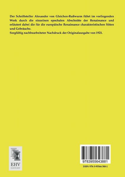 Produktbild: Die Sonne der Renaissance