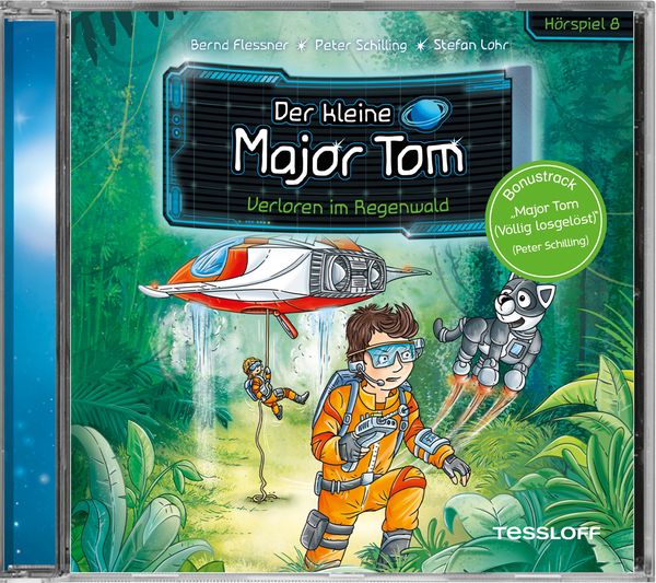 Produktbild: Der kleine Major Tom. H&ouml;rspiel 8. Verloren im Regenwald