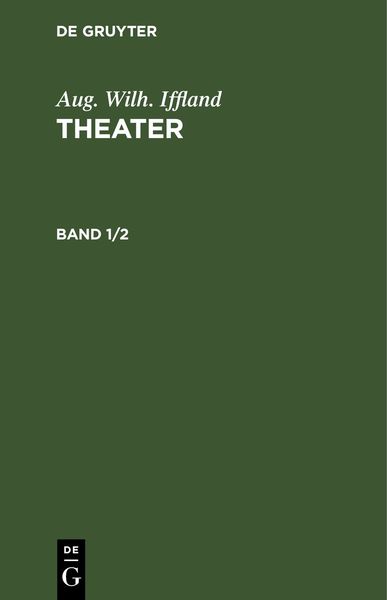 Produktbild: Theater. Band 1/2