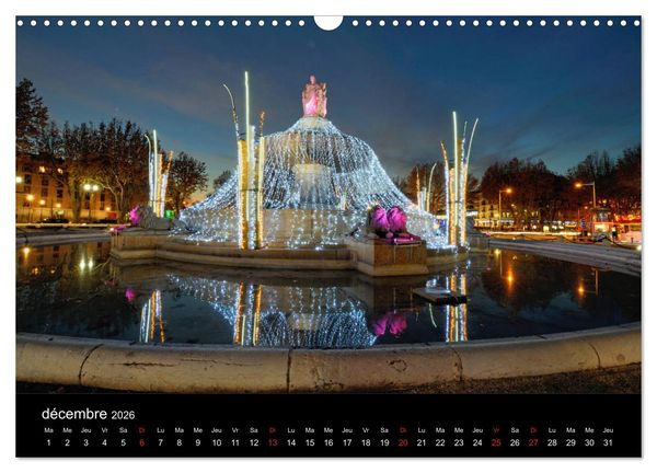 Produktbild: Aix-en-Provence: Capitale du Roi Ren&eacute; (Calendrier mural 2026 DIN A3 vertical), CALVENDO calendrier mensuel