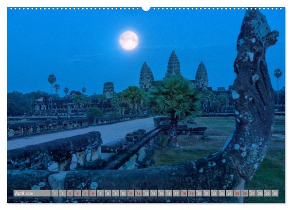 Produktbild: Vollmond - Momente der Ruhe (Wandkalender 2026 DIN A2 quer), CALVENDO Monatskalender