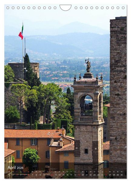 Produktbild: Bergamo (Wandkalender 2026 DIN A4 hoch), CALVENDO Monatskalender