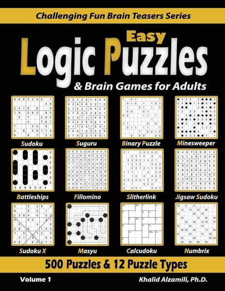 Produktbild: Easy Logic Puzzles & Brain Games for Adults