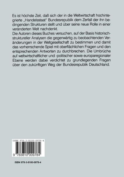 Produktbild: Deutschland in einer neuen Welt&auml;ra